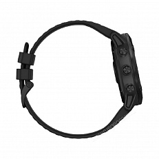 смарт Часы Garmin Fenix 6X Pro Black черные с черным ремешком
