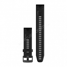 Ремешок сменный Garmin QuickFit 20 мм (силикон) черный, большой