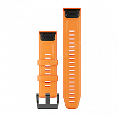 Ремешок сменный Garmin QuickFit 22 мм (силикон) оранжевый