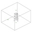 Схема лучей лазерного осепостроителя Fluke 3PG