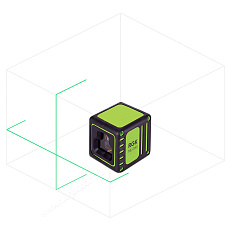 RGK ML-31G с калибровкой + штатив - лазерный нивелир с зеленым лучом