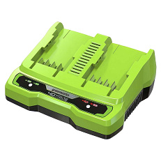 Greenworks GD40SC38II 40V, с АКБ 2 Ач с USB + ЗУ 4А двойное - аэратор-скарификатор аккумуляторный