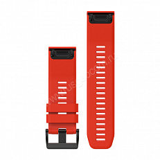 Ремешок сменный Garmin QuickFit 26 мм (силикон) красный