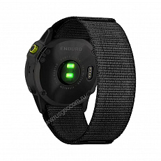 smart Часы Garmin Enduro титановый корпус с угольно-серым DLC-покрытием и черный нейлоновый ремешок UltraFit