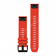 Ремешок сменный Garmin QuickFit 22 мм (силикон) красный