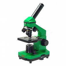 Микромед Эврика 40x-400x в кейсе (лайм) - школьный микроскоп