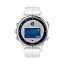 спортивные часы Garmin Fenix 5S Plus Sapphire белые с белым ремешком