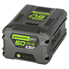 Greenworks GD60AB 60V (260 км/ч) бесщеточный, с АКБ 5 Ач, без ЗУ - воздуходувка аккумуляторная