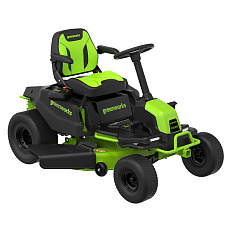 Greenworks GC82LT107 82V (107 см) - трактор садовый бесщеточный аккумуляторный без АКБ и ЗУ