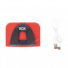 Фонарь RGK Flash и USB-кабель для подзарядки в комплекте