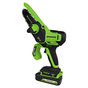 Greenworks G24MCS10 24V (10см) без АКБ и ЗУ