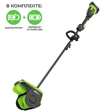 Greenworks GD40SS2, 40V с АКБ 4 А.ч. с USB + ЗУ 5А быстрое