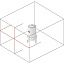 Схема лучей лазерного нивелира Skil LL0511 AB